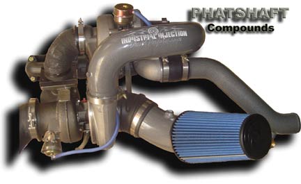COMPOUND KIT WITH BORGWARNER S474 1993 - 2002 (ADD A TURBO TO A PHATSHAFT TURBO) SPECIFY YEAR AND TRANS Compound